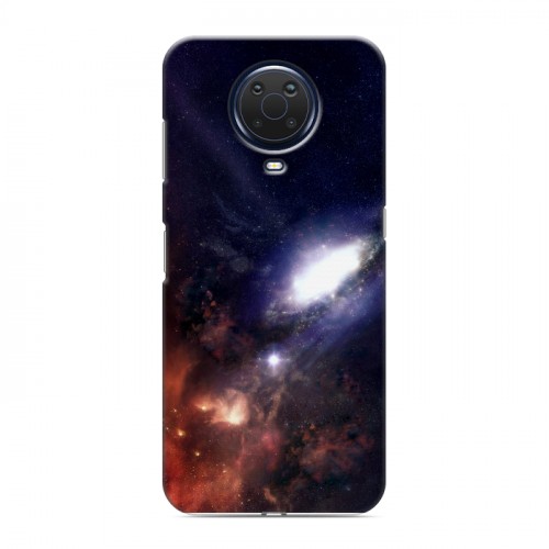 Дизайнерский силиконовый с усиленными углами чехол для Nokia G20 Галактика