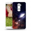 Дизайнерский пластиковый чехол для LG Optimus G2 mini Галактика