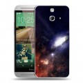 Дизайнерский пластиковый чехол для HTC One E8 Галактика