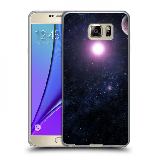 Дизайнерский пластиковый чехол для Samsung Galaxy Note 5 Галактика