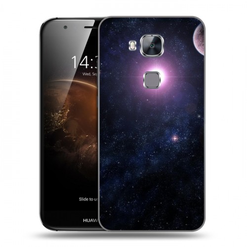 Дизайнерский силиконовый чехол для Huawei G8 Галактика
