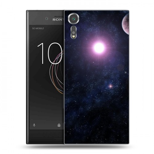 Дизайнерский пластиковый чехол для Sony Xperia XZs Галактика