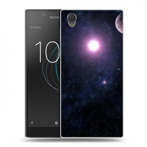 Дизайнерский пластиковый чехол для Sony Xperia L1 Галактика