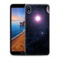 Дизайнерский силиконовый чехол для Xiaomi RedMi 7A Галактика