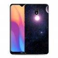 Дизайнерский силиконовый с усиленными углами чехол для Xiaomi RedMi 8A Галактика