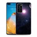 Дизайнерский пластиковый чехол для Huawei P40 Галактика