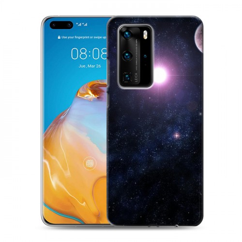 Дизайнерский пластиковый чехол для Huawei P40 Pro Галактика