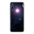 Дизайнерский силиконовый чехол для Huawei Y8p Галактика