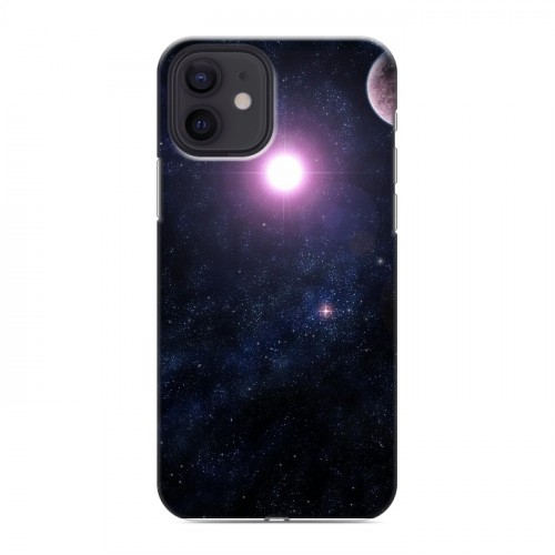 Дизайнерский силиконовый чехол для Iphone 12 Галактика