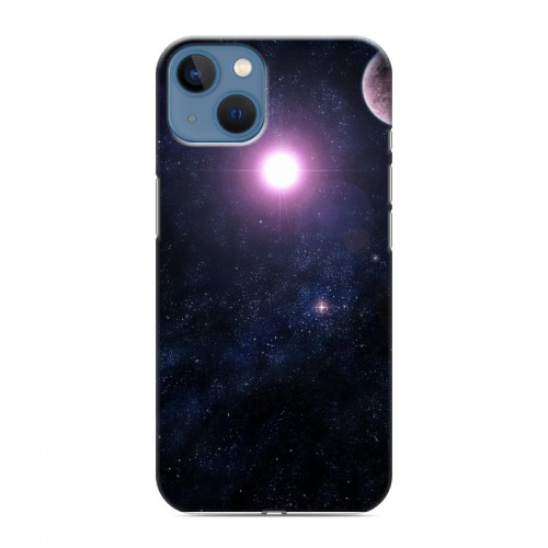 Дизайнерский силиконовый чехол для Iphone 13 Галактика