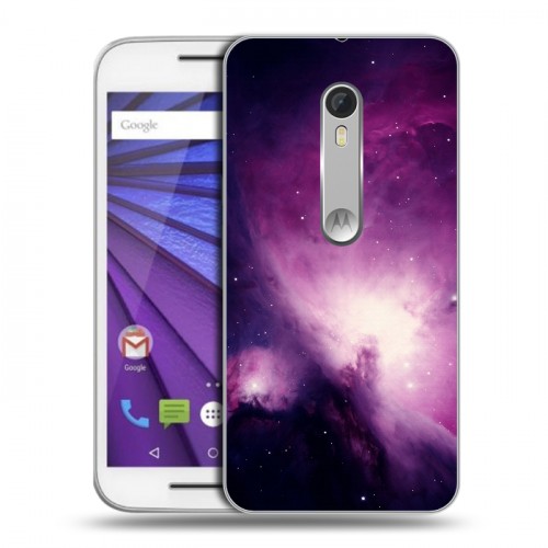 Дизайнерский пластиковый чехол для Lenovo Moto G Галактика