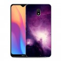 Дизайнерский силиконовый с усиленными углами чехол для Xiaomi RedMi 8A Галактика