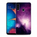 Дизайнерский пластиковый чехол для Samsung Galaxy A20s Галактика