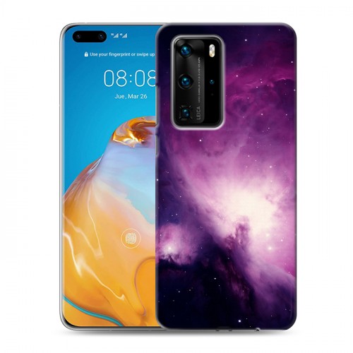 Дизайнерский пластиковый чехол для Huawei P40 Pro Галактика