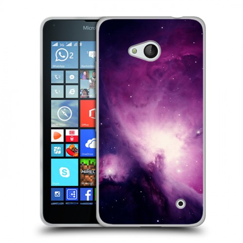 Дизайнерский пластиковый чехол для Microsoft Lumia 640 Галактика