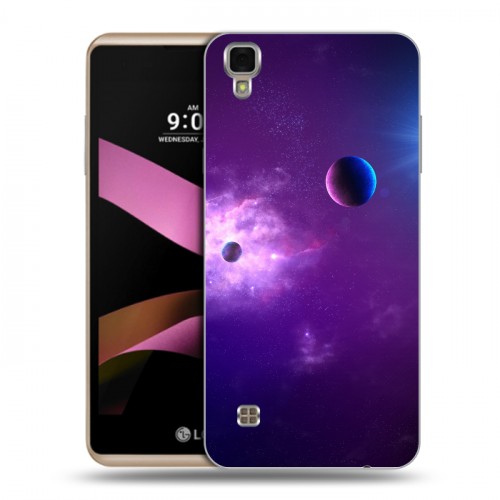 Дизайнерский силиконовый чехол для LG X Style Галактика