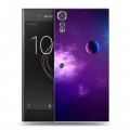 Дизайнерский пластиковый чехол для Sony Xperia XZs Галактика