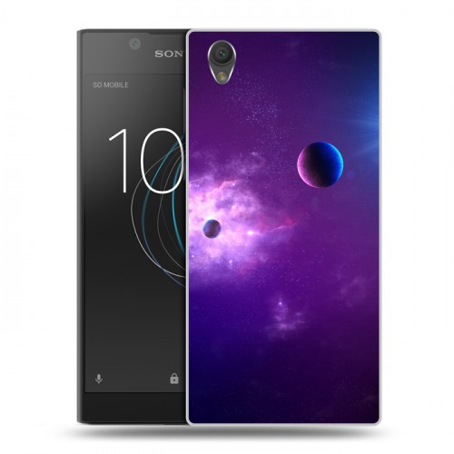 Дизайнерский пластиковый чехол для Sony Xperia L1 Галактика