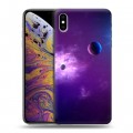 Дизайнерский силиконовый чехол для Iphone Xs Max Галактика