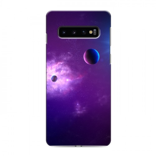 Дизайнерский силиконовый чехол для Samsung Galaxy S10 Галактика