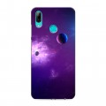 Дизайнерский пластиковый чехол для Huawei Y7 (2019) Галактика