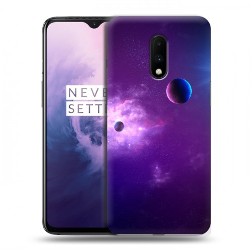 Дизайнерский пластиковый чехол для OnePlus 7 Галактика