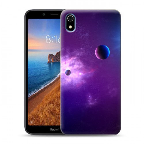 Дизайнерский силиконовый чехол для Xiaomi RedMi 7A Галактика