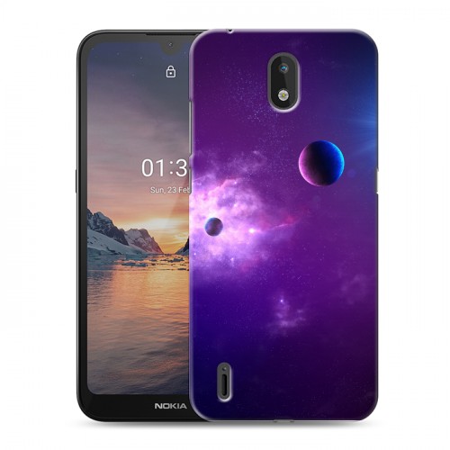 Дизайнерский силиконовый чехол для Nokia 1.3 Галактика