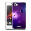 Дизайнерский пластиковый чехол для Sony Xperia L Галактика