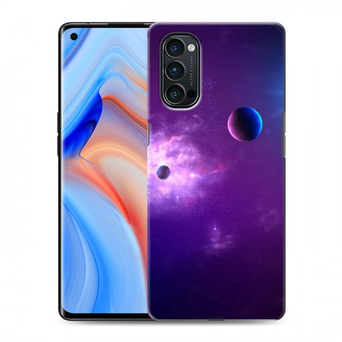 Дизайнерский пластиковый чехол для OPPO Reno4 Pro Галактика