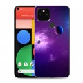 Дизайнерский пластиковый чехол для Google Pixel 5 Галактика