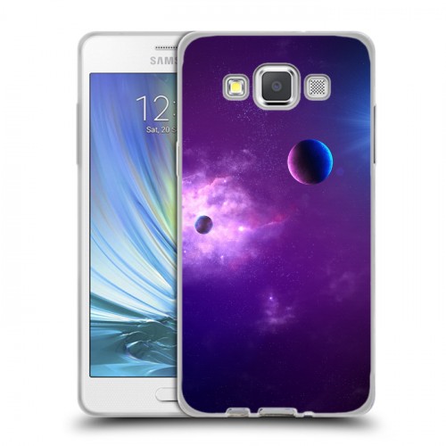 Дизайнерский пластиковый чехол для Samsung Galaxy A5 Галактика