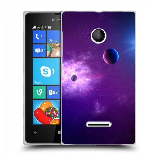 Дизайнерский пластиковый чехол для Microsoft Lumia 435 Галактика