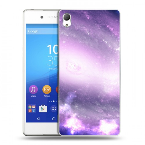 Дизайнерский пластиковый чехол для Sony Xperia Z3+ Галактика