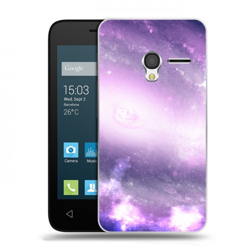 Дизайнерский пластиковый чехол для Alcatel One Touch Pixi 3 (4.5) Галактика