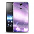 Дизайнерский пластиковый чехол для Sony Xperia TX Галактика