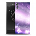 Дизайнерский пластиковый чехол для Sony Xperia XZs Галактика