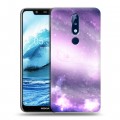 Дизайнерский силиконовый чехол для Nokia 5.1 Plus Галактика