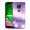 Дизайнерский пластиковый чехол для Motorola Moto G7 Play Галактика