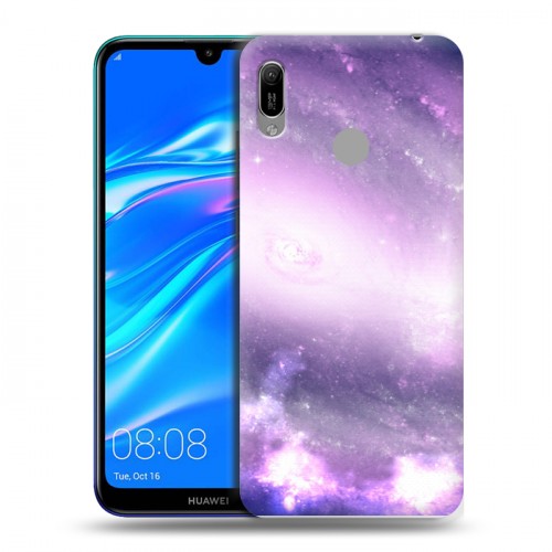 Дизайнерский пластиковый чехол для Huawei Y6 (2019) Галактика