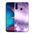 Дизайнерский пластиковый чехол для Samsung Galaxy A20s Галактика