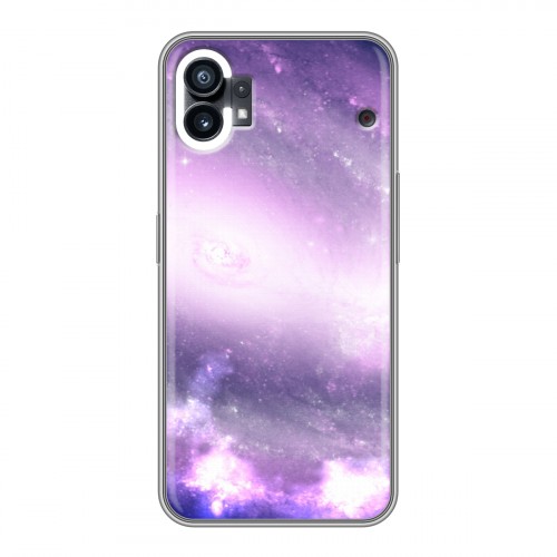 Дизайнерский силиконовый с усиленными углами чехол для Nothing Phone (1) Галактика