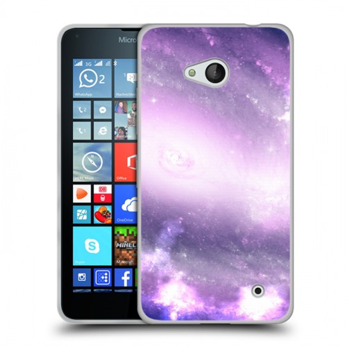 Дизайнерский пластиковый чехол для Microsoft Lumia 640 Галактика