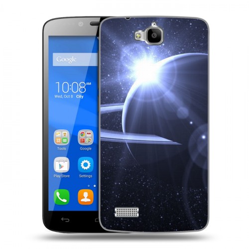Дизайнерский пластиковый чехол для Huawei Honor 3C Lite Галактика