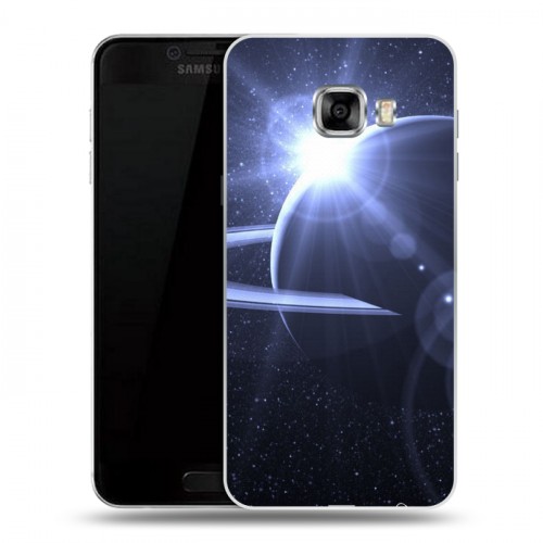 Дизайнерский пластиковый чехол для Samsung Galaxy C5 Галактика