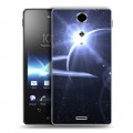 Дизайнерский пластиковый чехол для Sony Xperia TX Галактика