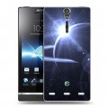 Дизайнерский пластиковый чехол для Sony Xperia S Галактика