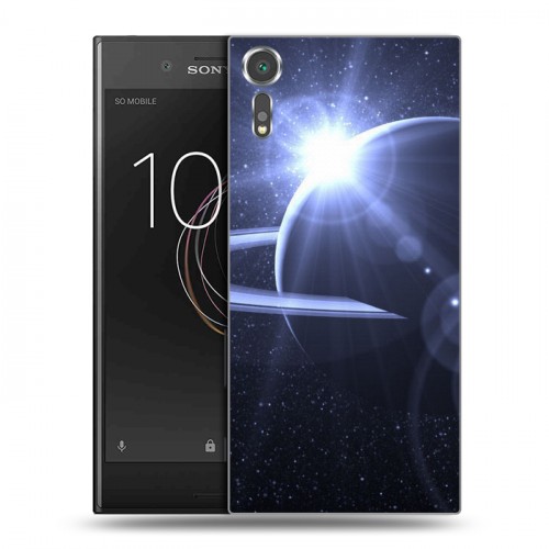 Дизайнерский пластиковый чехол для Sony Xperia XZs Галактика