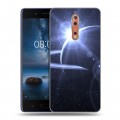 Дизайнерский пластиковый чехол для Nokia 8 Галактика