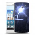 Дизайнерский пластиковый чехол для Huawei Ascend D2 Галактика